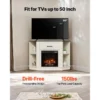 Led Fireplace, 50-Inch, Wood - view 2
