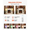 Led Fireplace, 50-Inch, Wood - view 6