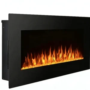Led Light Electric Fireplace, Wall, RGB