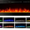 Led Light Electric Fireplace, Wall, RGB - view 6