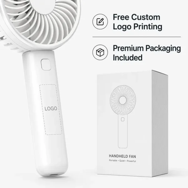 Led Light Fan, USB, Portable, Plastic - view 2