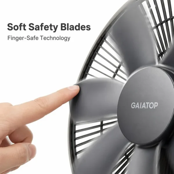 Led Light Fan, USB, Portable, Plastic - view 4