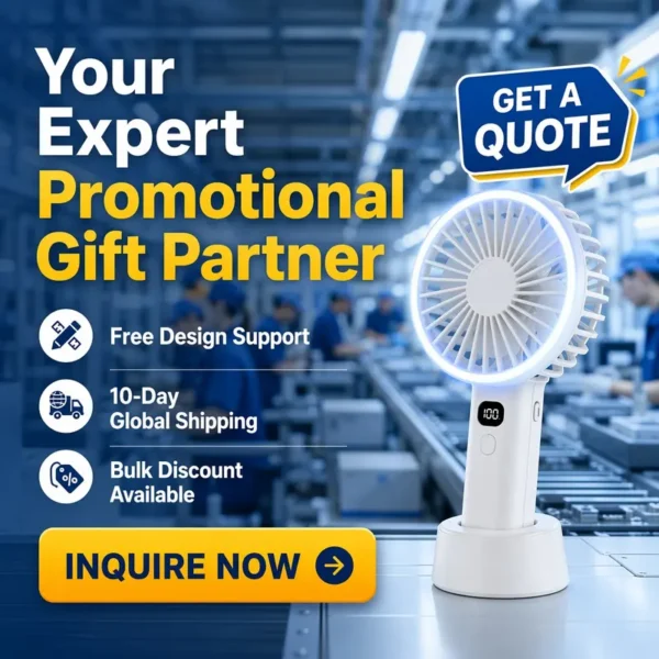 Led Light Fan, USB, Portable, Plastic - view 5
