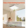 Light Bathroom Exhaust Fan, CFM, 4000K, LED, Ceiling - view 5