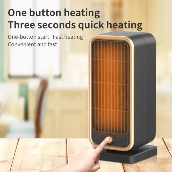 Lightweight Portable Heater, 500 W, Plastic - view 2