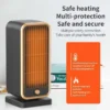 Lightweight Portable Heater, 500 W, Plastic - view 3