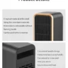 Lightweight Portable Heater, 500 W, Plastic - view 5