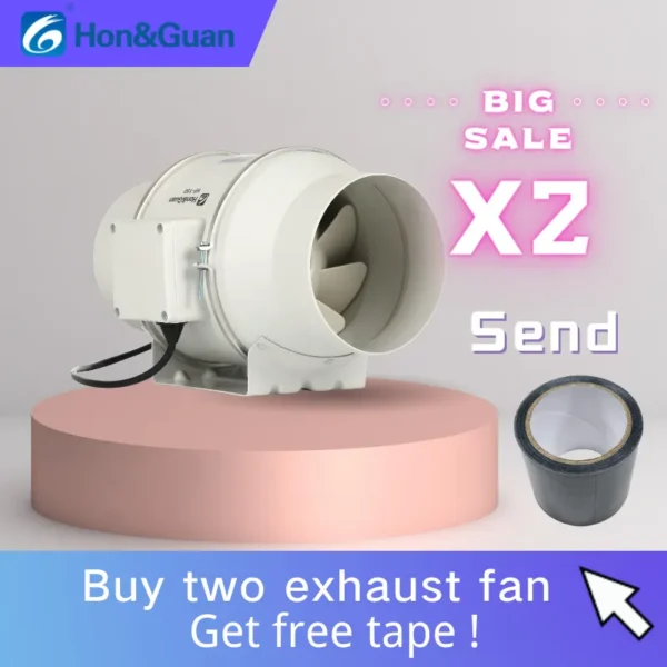 Line Duct Fan, 4inch, 100mm, SAA - view 2