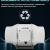 Line Duct Fan, 4inch, 100mm, SAA - view 3