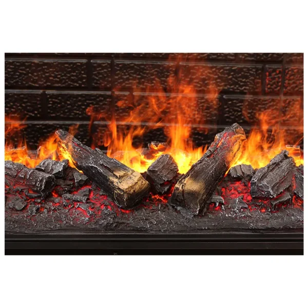 Linear Water Vapor Fireplace, 2000mm, 3D - view 2