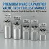 Listed Case Compressor, MPP, MFD, 45+5uF, 370V/440V