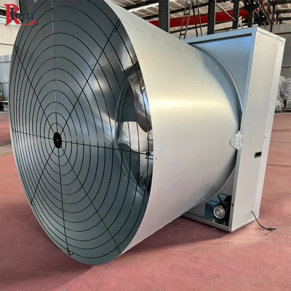Long Cone Exhaust Fan, 50inch, Stainless, Steel, 50Hz - view 2