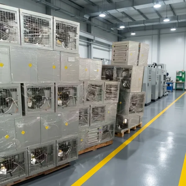Louver Galvanized Exhaust Fan, Axial, 380 V, 44000cbm