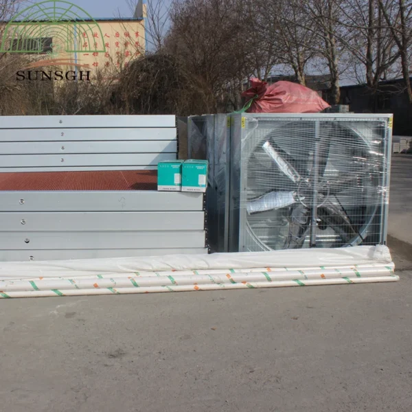 Louvered Exhaust Fan, 220v/380v, motor, galvanized steel - view 2