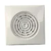 Louvered Ventilation Exhaust Fan, Plastic, Battery, PVC