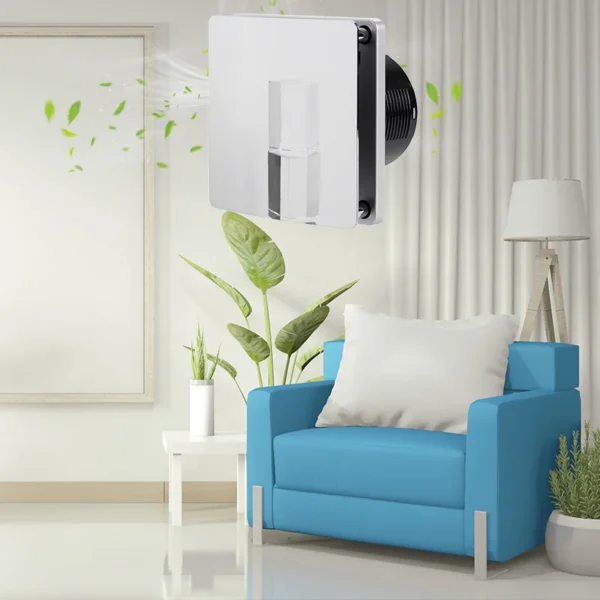 Low-noise Bathroom Exhaust Fan, SEICOI, ABS, 100mm/4", IPX4 - view 2