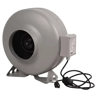 Low Noise Duct Fan, Plastic, 100~120V