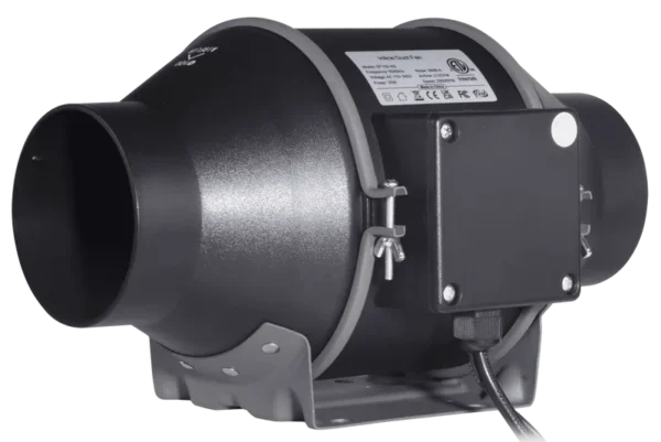 Low Noise Duct Fan, Plastic, 100~120V - view 4