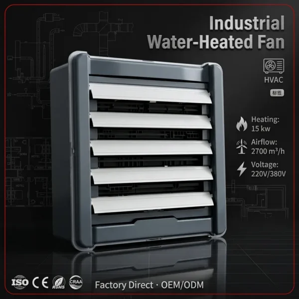 Low Noise Industrial Fan, 68dB, 220 V, 15KW(20.12hp) - view 2
