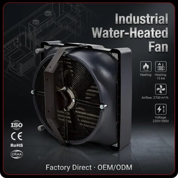 Low Noise Industrial Fan, 68dB, 220 V, 15KW(20.12hp) - view 4