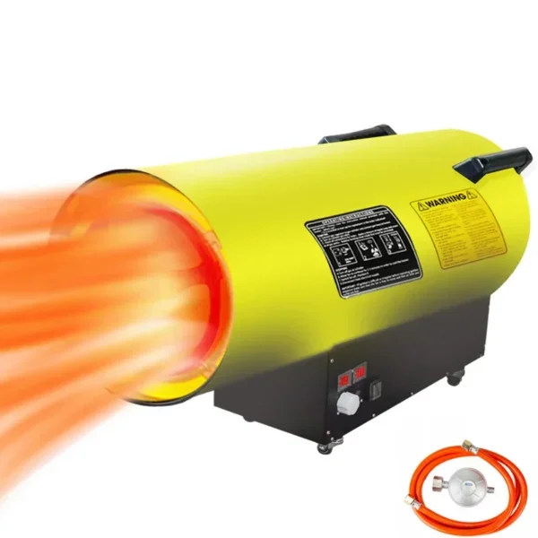Lpg Air Forced Heater, 100kw, Portable, Stainless, Steel - view 3