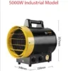 Lpg Air Forced Heater, Portable, Stainless, Steel, 15KW - view 5