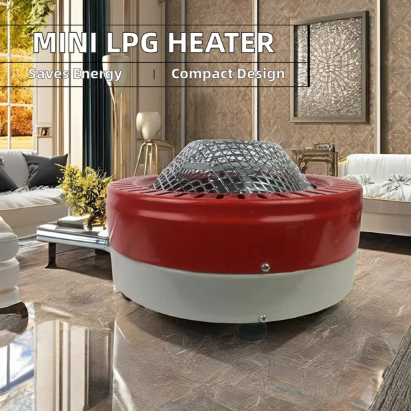 Lpg Gas Fan, Portable, 15-30sq, Steel - view 3