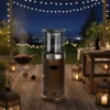 Lpg Patio Heater, 7.3KW, 24900BTU, Stainless Steel