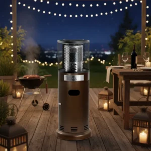 Lpg Patio Heater, 7.3KW, 24900BTU, Stainless Steel