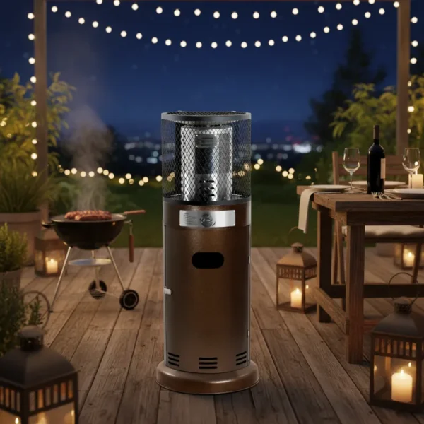 Lpg Patio Heater, 7.3KW, 24900BTU, Stainless Steel