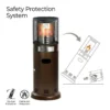 Lpg Patio Heater, 7.3KW, 24900BTU, Stainless Steel - view 3