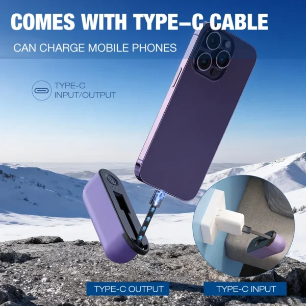 Magnetic Hands Warmer, 10000mAh, Portable - view 5