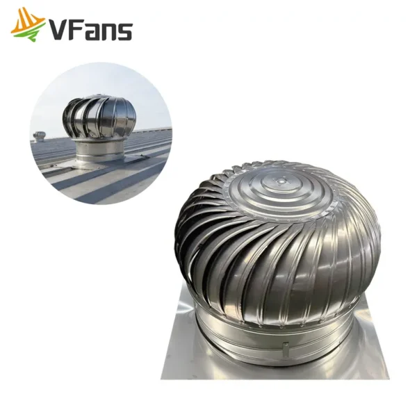 Maintenance Free Roof Fan, 300-1000mm, No Electricity - view 5