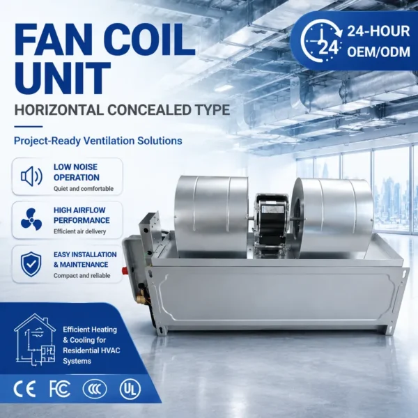 Manufacturers Chiller, Ducted, 110-220v, Fan Coil Unit