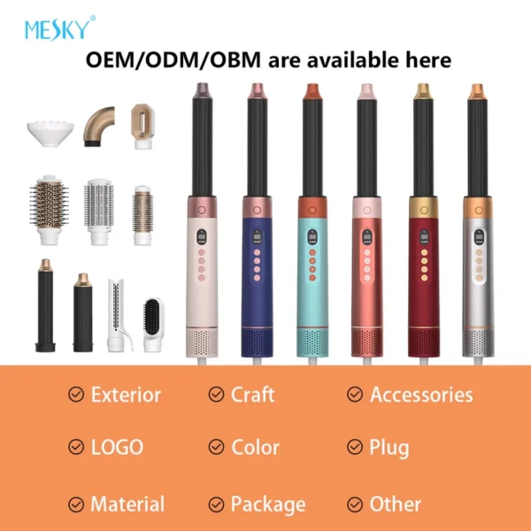 Mesky Style Airstyler, 220VAC~240VAC 50, 1300W+5%-10% - view 6