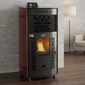 Metal Automatic Pellet Fireplace, Steel, wood fireplace