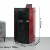 Metal Automatic Pellet Fireplace, Steel, wood fireplace - view 4