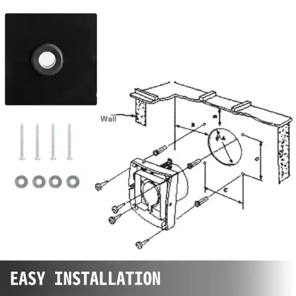 Metal Axial Exhaust Fan, 300mm, D0100H539F8 - view 6