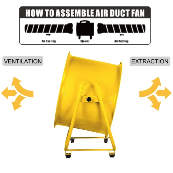 Metal Axial Exhaust Ventilator, 20inch, 500mm - view 6