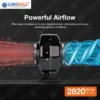 Metal Duct Fan, LONGWELL, 250mm, 230V - view 2