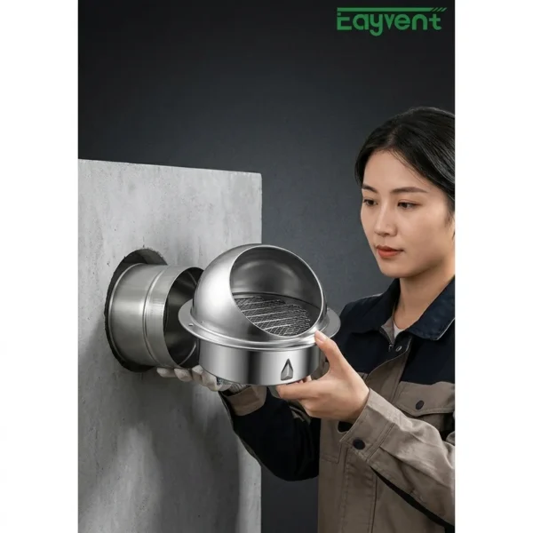 Metal Duct Fans, 304, Stainless, Steel, Wall - view 3