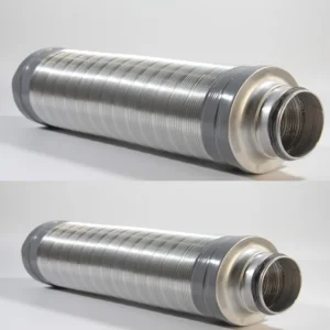 Metal Duct Fans, Aluminum, flexible silencer