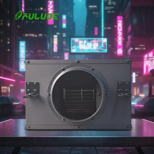 Metal Duct Fans, FULUDE, 220V, 50Hz, Steel - view 3