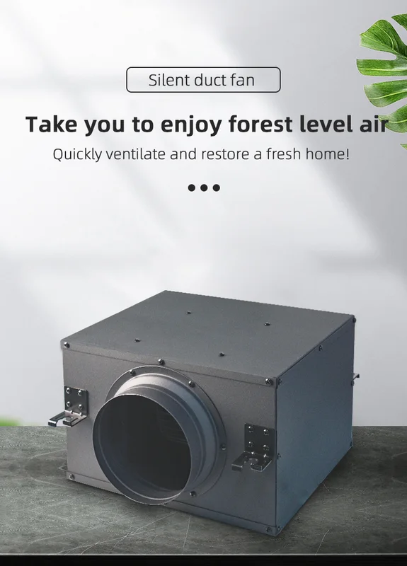 Metal Duct Fans, FULUDE, 220V, 50Hz, Steel - view 4