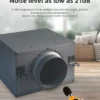 Metal Duct Fans, FULUDE, 220V, 50Hz, Steel - view 6