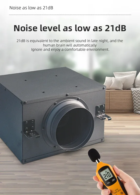 Metal Duct Fans, FULUDE, 220V, 50Hz, Steel - view 6