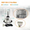 Metal Electric Air Conditioner, ZKSP-100-8-19, DC310V, 900RPM - view 5