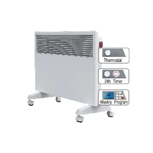 Metal Electric Convector Heater, 24-Hour, 220V-240V