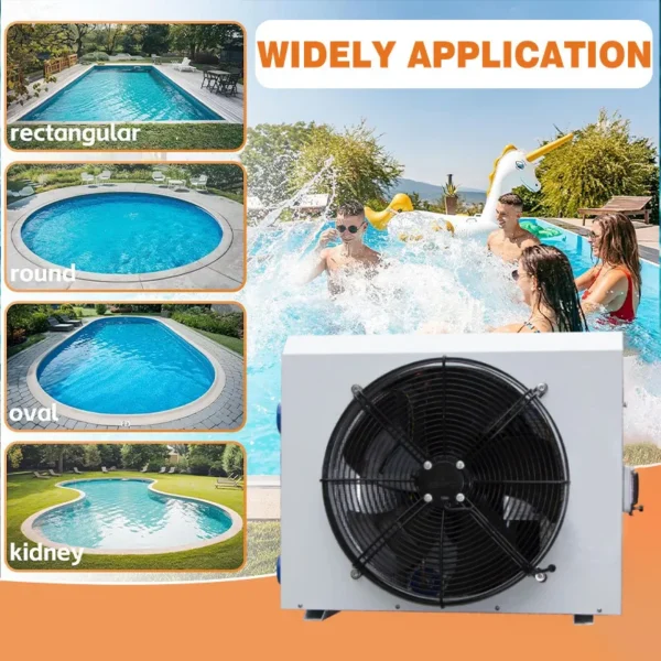 Metal Electric Pool Chiller, 20KW-60KW, R32 - view 3
