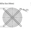 Metal Exhaust Fan, SYMBANG, G160-B, Stainless, Steel - view 2